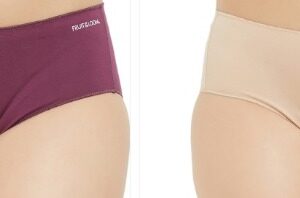 Fruit Of The Loom Beige And Red Violet Panty Size S Pack Of 2