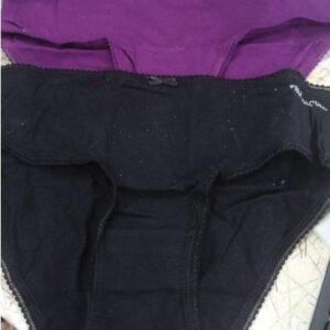 Fruit Of The Loom Black And Wine Panty Size M Pack Of 2