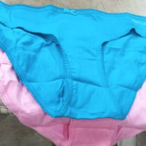 Fruit Of The Loom Sky Blue And Baby Pink Panty For Women Size L Pack Of 2