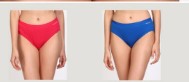 Fruit Of The Loom Blue And Pink Panty For Women Size M Pack Of 2