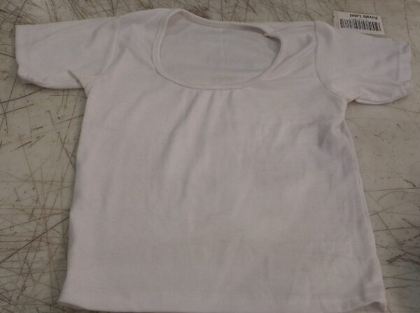 Women White Crop Top Size M