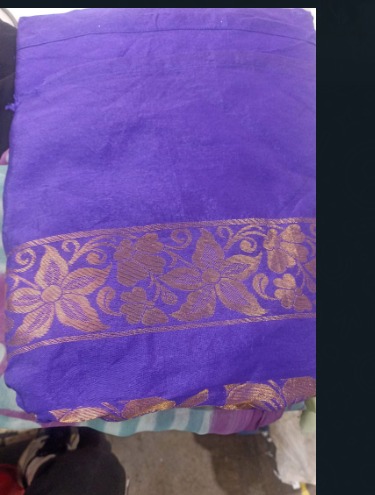 Women Saree Blue Printed