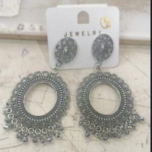 Women Earring Set Silver Colour