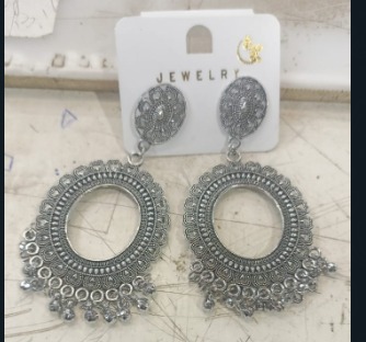 Women Earring Set Silver Colour