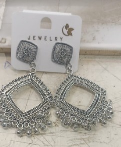 Women Earring Set Silver Colour