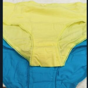 Fruit Of The Loom Lemon And Sky Blue Colour Panty For Women Size Xl Pack Of 2