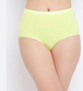 Fruit Of The Loom Women Yellow Color Briefs Size L