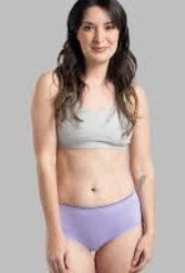 Fruit Of The Loom Women Purple Color Briefs Size S