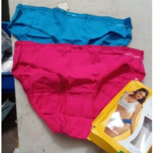 Fruit Of The Loom Womens Panty Sky Blue And Rani Pink Pack Of 2 Size Xl