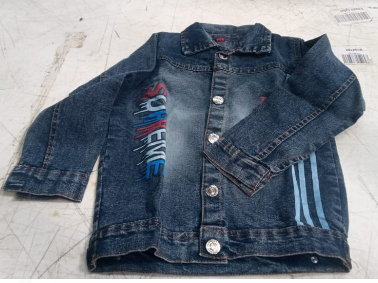 Navy Blue Denim Jacket For Girls Size 8 To 9 Y