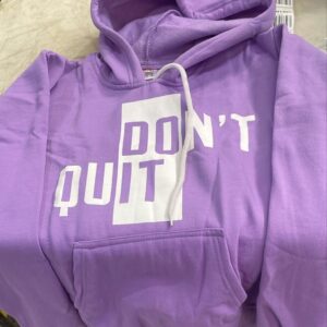 Unisex Lavender Printed Hoodie Size S