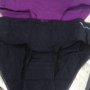 Fruit Of The Loom Black And Wine Panty For Women Size M Pack Of 2