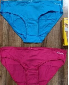 Fruit Of The Loom Sky Blue And Pink Panty Size M Pack Of 2
