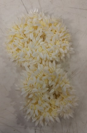 Simple Bun Gajra For Women White Pack Of 2
