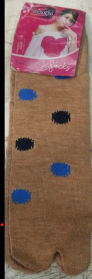 Women Beige Color Socks