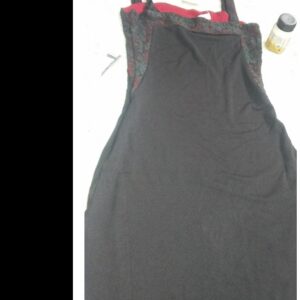 Women Black Sleeveless Dress Size S