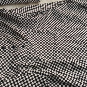 Women Black And White Frock Size L