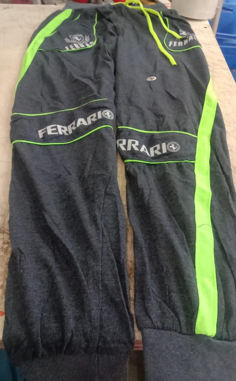 Kids Boys Grey Track Pants For 10 To 12 Years