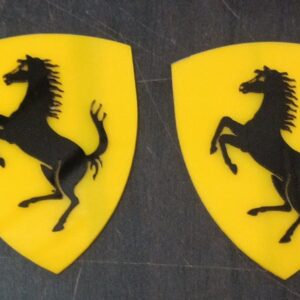 Ferrari Logo Sticker 2 N For All Type Mobile