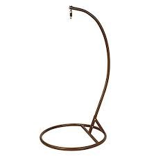 Hindoro Black Iron Jhula Holder Stand And Rod For Garden Outdoor