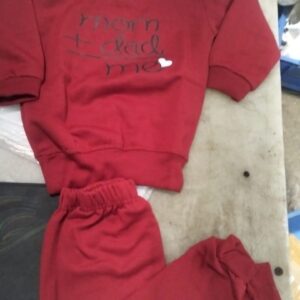 Kids Boy Round Neck Red T Shirt Dress Size 2 Year