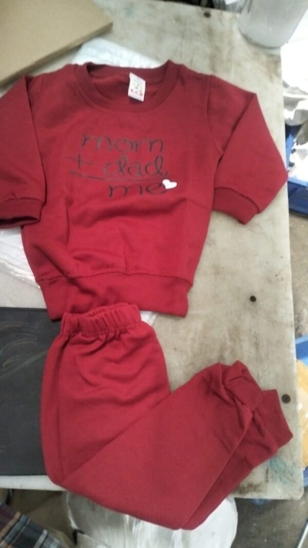 Kids Boy Round Neck Red T Shirt Dress Size 2 Year