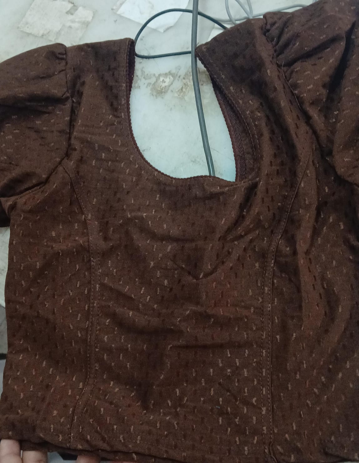 Blouse For Women Colour Brown Size Xl