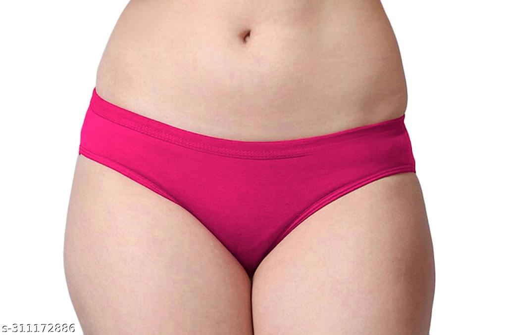 Pink Color Ladies Panty Size L