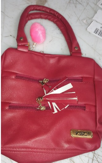 Women Maroon Colour Hand Bag