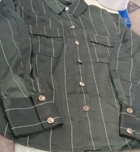 Zara Mens Green Color Shirt Size M