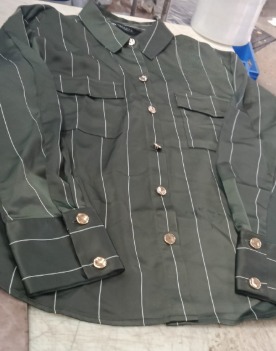 Zara Mens Green Color Shirt Size M