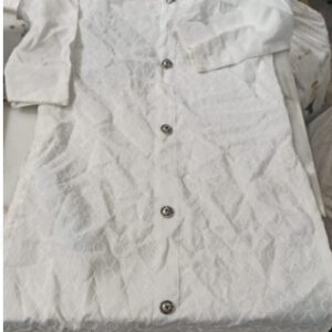 Women Kurta White Colour Size L