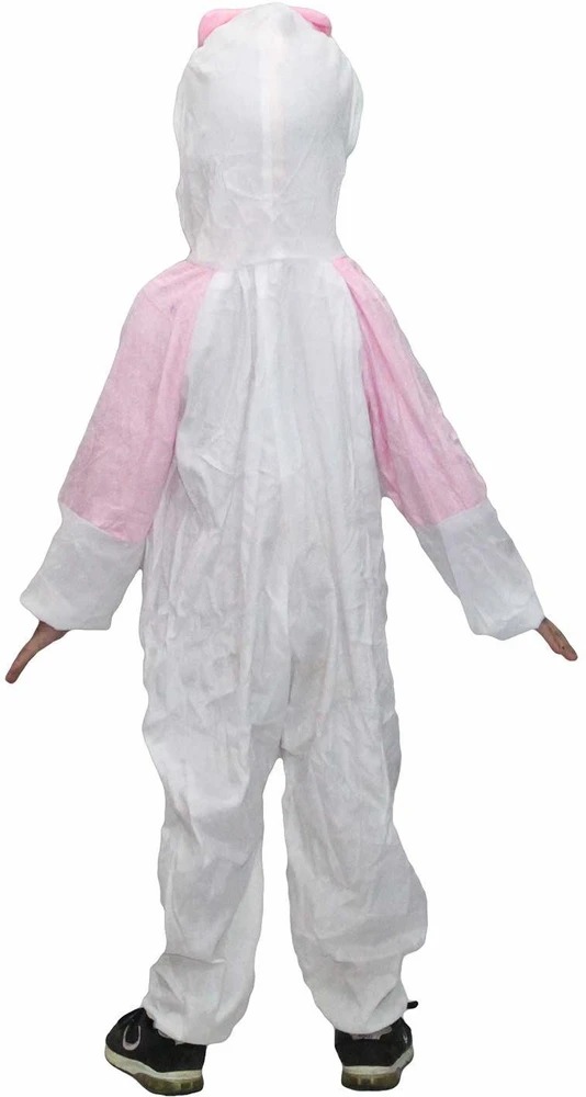 Duck Cartoon Costume For Girls Dress White Pink Size 3 To 4 Yrs