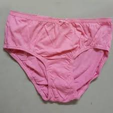 Women Light Pink Colour Cotton Panty Size L