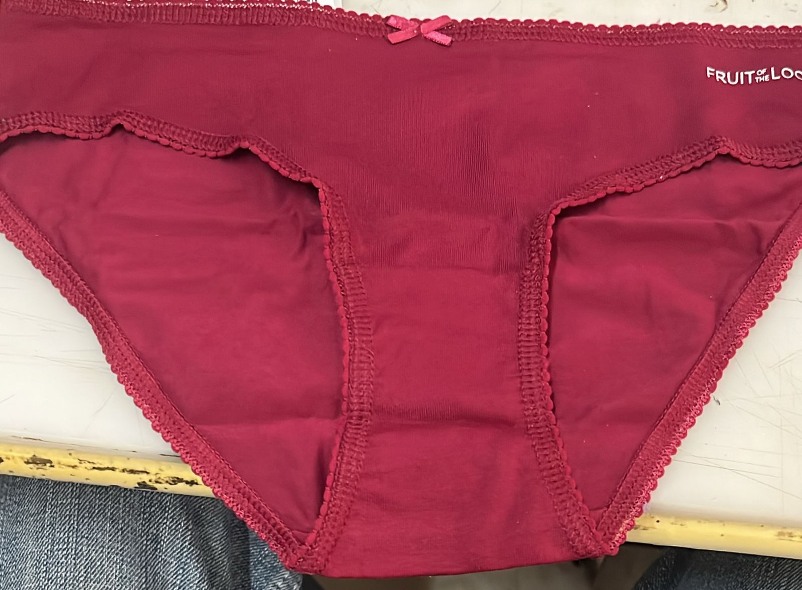 Women Maroon Colour Cotton Panty Size Xl