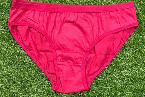 Women Pink Colour Cotton Panty Size Xl