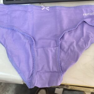 Women Light Purple Colour Cotton Panty Size M