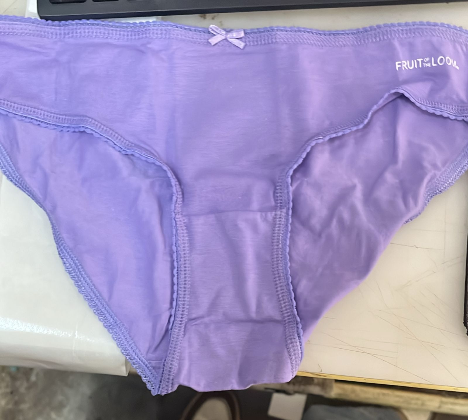 Women Light Purple Colour Cotton Panty Size M