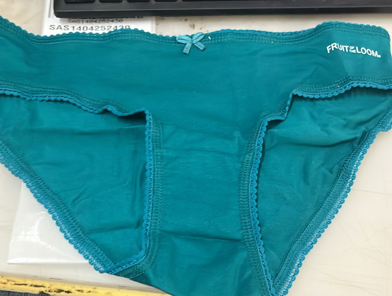 Women Green Colour Cotton Panty Size Xl
