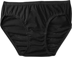Women Black Colour Cotton Panty Size M