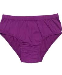 Women Purple Colour Cotton Panty Size M