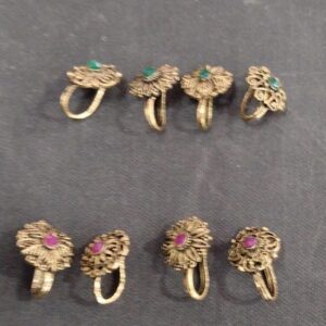 Golden Color Nose Pin Pack Of 8