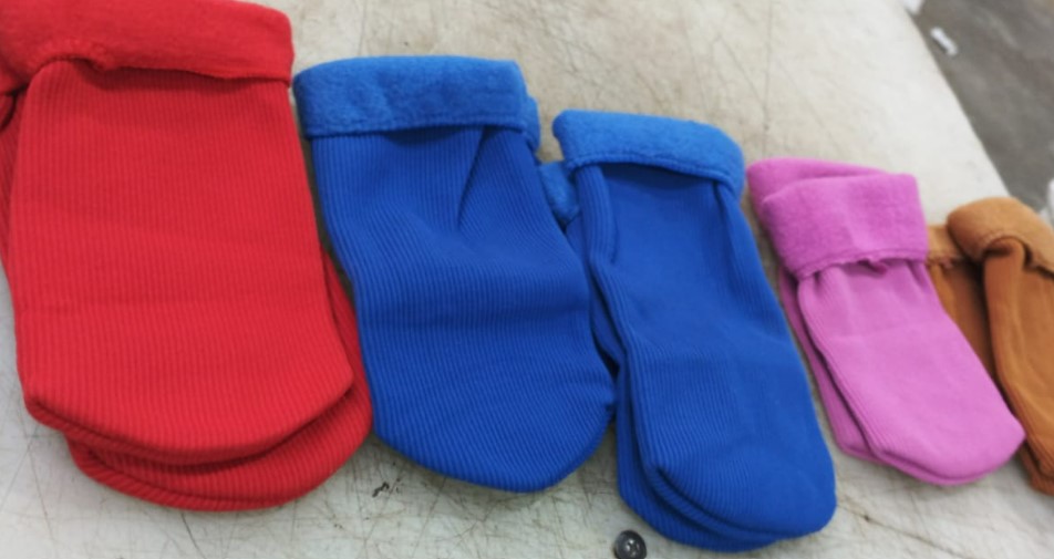 Multicolour Kids Girls Socks For 1 Yrs Pack Of 5