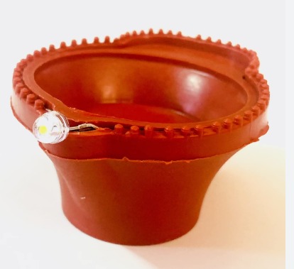 Plastic Water Sensor Diya Pack Of 8