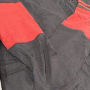 Black And Red Color Cotton Hoodie For Men Size Xl