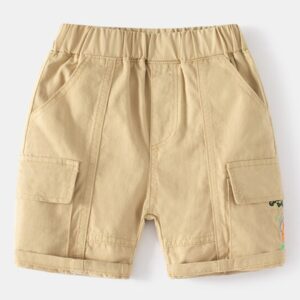 Style Cast Men Shorts Beige Color Size L 6 Pocket