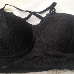 Effectinns Padded Bralette Bra Black Size 40 D