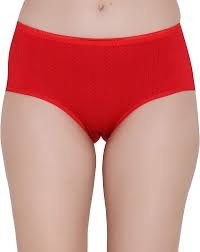 Women Panty Size Xl Color Red