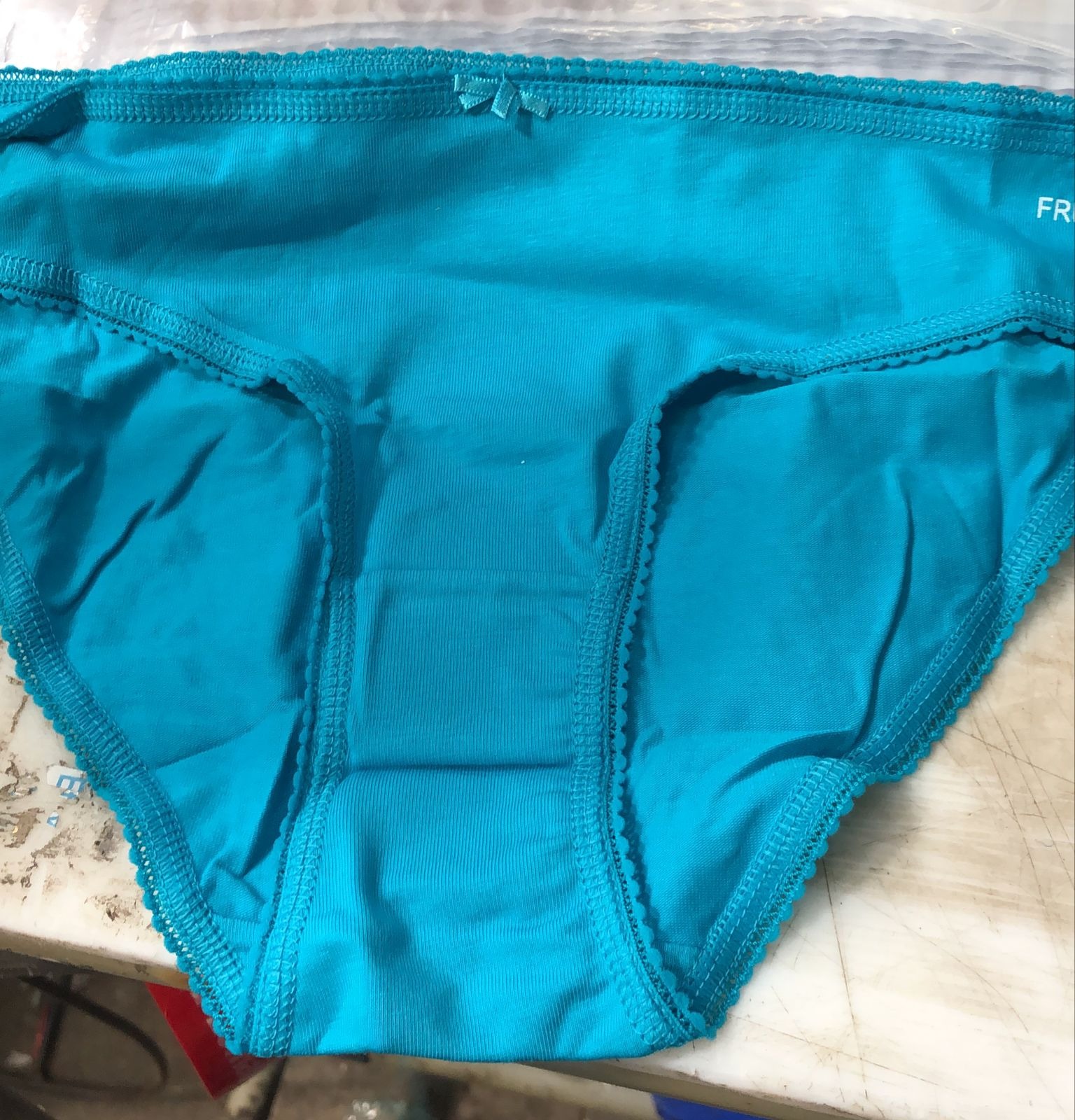 Fruit Of The Loom Green Color Pantie For Women Size L