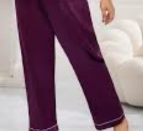 Women Purple Color Pajama Size Xl